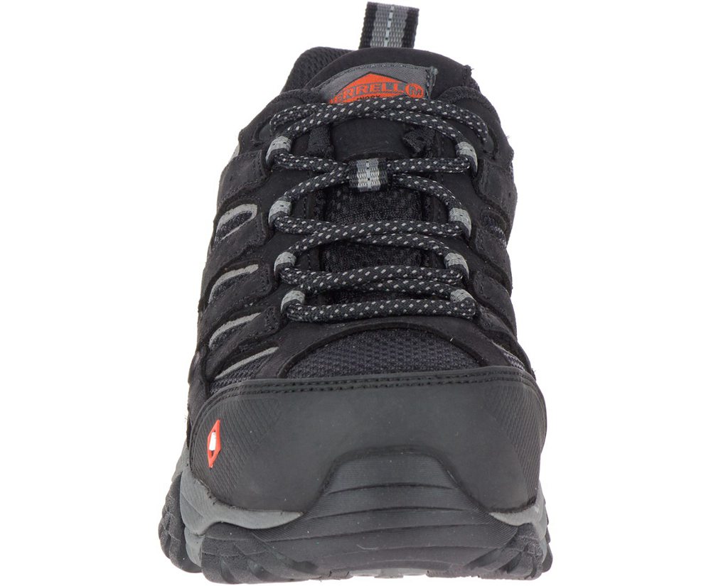 Merrell Hiking Shoes Black - Moab Vertex Vent Comp Toe Work - Womens 80ZDQOJTP